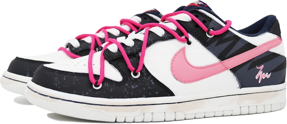 나이키 덩크 로우 '미스티 러버 블랙핑크' (커스텀) DM0108-400(Team31-男款雾都恋人) Lookbook 나이키 덩크 로우 '미스티 러버 블랙핑크' (커스텀) DM0108-400(Team31-男款雾都恋人)