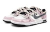 Lookbook 【定製球鞋】Nike Dunk Low Black 誓言之眼 解構雙鞋帶 塗鴉 莫蘭迪色彩 低筒 板鞋 GS 紫灰