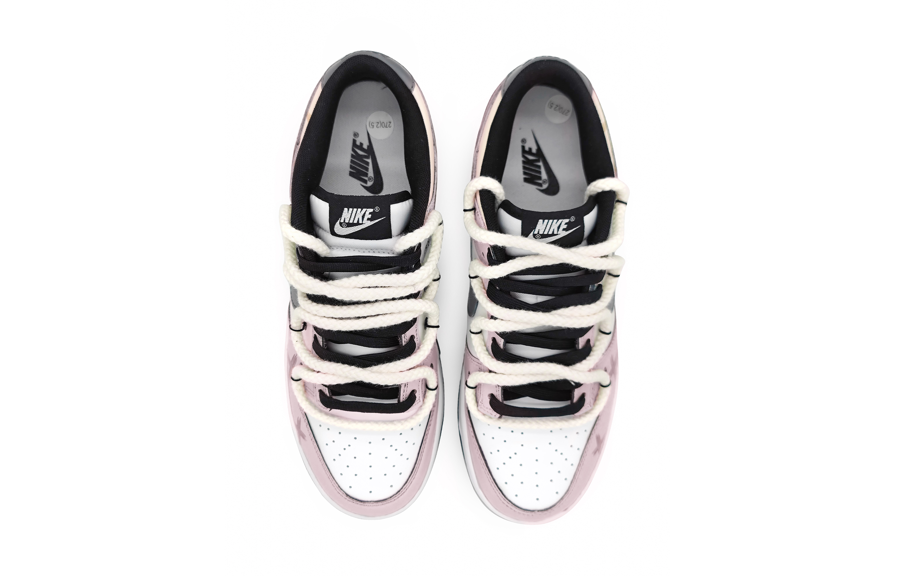 Shop [Zapatillas Personalizadas] Nike Dunk Low 'Graffiti Púrpura Nebulosa' CW1590-100(Team16-女款誓言之眼解构紫)