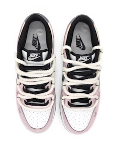 【定製球鞋】Nike Dunk Low Black 誓言之眼 解構雙鞋帶 塗鴉 莫蘭迪色彩 低筒 板鞋 GS 紫灰 Shop 【定製球鞋】Nike Dunk Low Black 誓言之眼 解構雙鞋帶 塗鴉 莫蘭迪色彩 低筒 板鞋 GS 紫灰