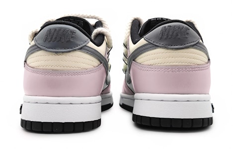 【定製球鞋】Nike Dunk Low Black 誓言之眼 解構雙鞋帶 塗鴉 莫蘭迪色彩 低筒 板鞋 GS 紫灰 Purchase 【定製球鞋】Nike Dunk Low Black 誓言之眼 解構雙鞋帶 塗鴉 莫蘭迪色彩 低筒 板鞋 GS 紫灰