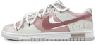 Buy 【訂製球鞋】Nike Dunk Low 朦朧香草 桃之佟佟 簡約小清新 雙勾 解構雙鞋帶 防滑耐磨緩震 低筒 板鞋 GS 粉灰