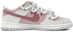 Order 【訂製球鞋】Nike Dunk Low 朦朧香草 桃之佟佟 簡約小清新 雙勾 解構雙鞋帶 防滑耐磨緩震 低筒 板鞋 GS 粉灰