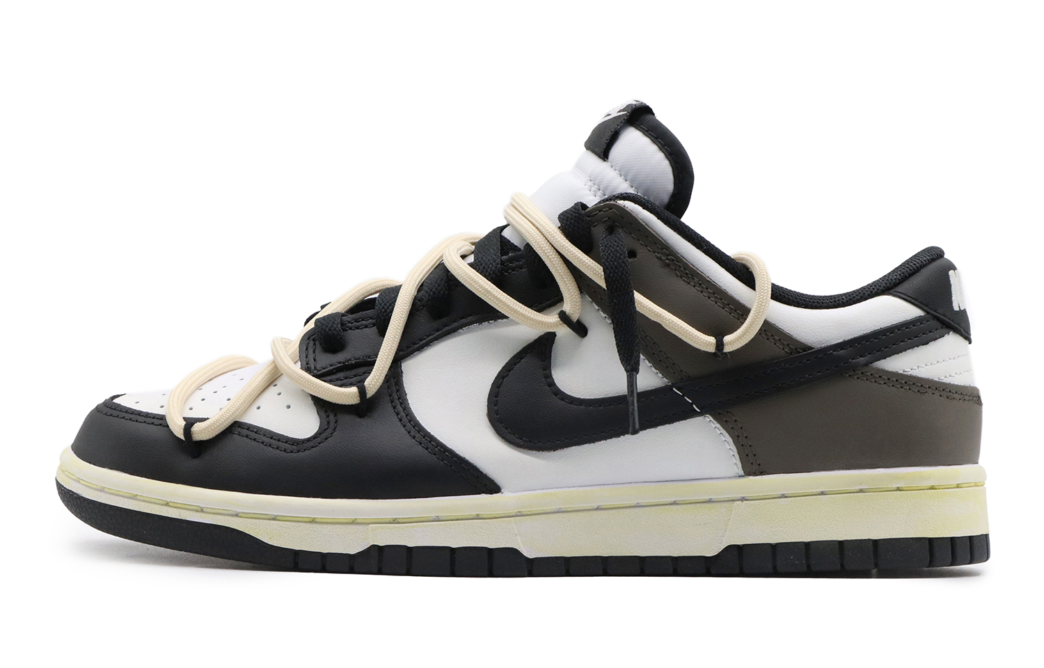 Buy [Zapatillas Personalizadas] Nike Dunk Low 'Mocha Negro Marrón' CW1590-100(Team57-女款摩卡)