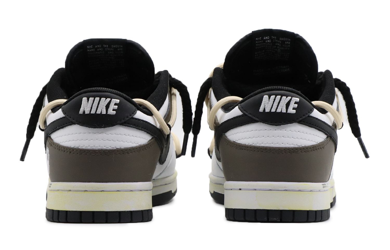 Shop [Zapatillas Personalizadas] Nike Dunk Low 'Mocha Negro Marrón' CW1590-100(Team57-女款摩卡)