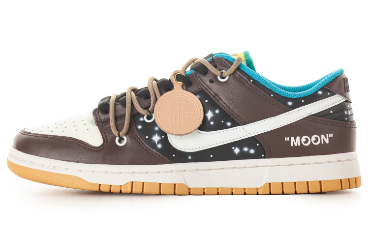 Order 나이키 덩크 로우 '모카 블랙 화이트' (커스텀) DH0952-100(TeamA-Dunk密男摩卡满天星)