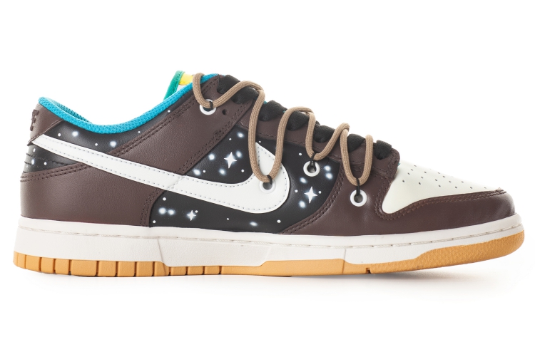 Lookbook 나이키 덩크 로우 '모카 블랙 화이트' (커스텀) DH0952-100(TeamA-Dunk密男摩卡满天星)