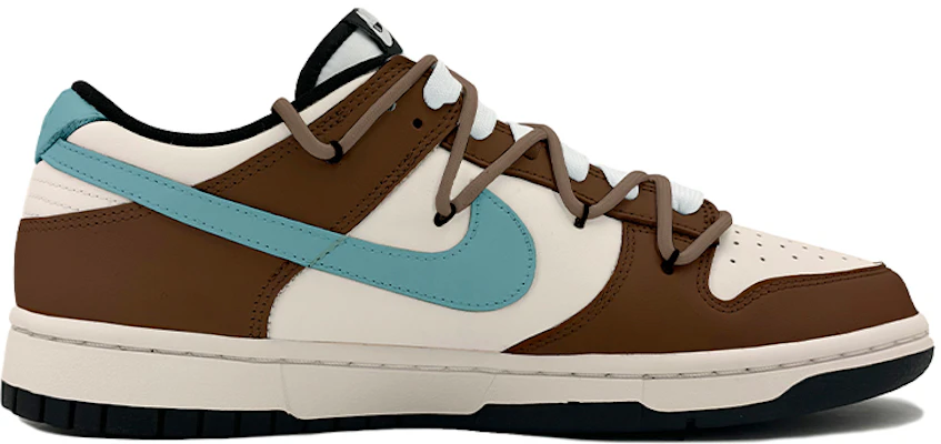 【客製球鞋】Nike Dunk Low 摩卡藍 春夏系列 簡約 中性風 高街 低筒 板鞋 GS 藍棕 Order 【客製球鞋】Nike Dunk Low 摩卡藍 春夏系列 簡約 中性風 高街 低筒 板鞋 GS 藍棕