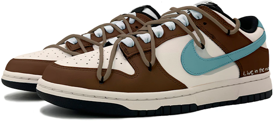 【客製球鞋】Nike Dunk Low 摩卡藍 春夏系列 簡約 中性風 高街 低筒 板鞋 GS 藍棕 Lookbook 【客製球鞋】Nike Dunk Low 摩卡藍 春夏系列 簡約 中性風 高街 低筒 板鞋 GS 藍棕