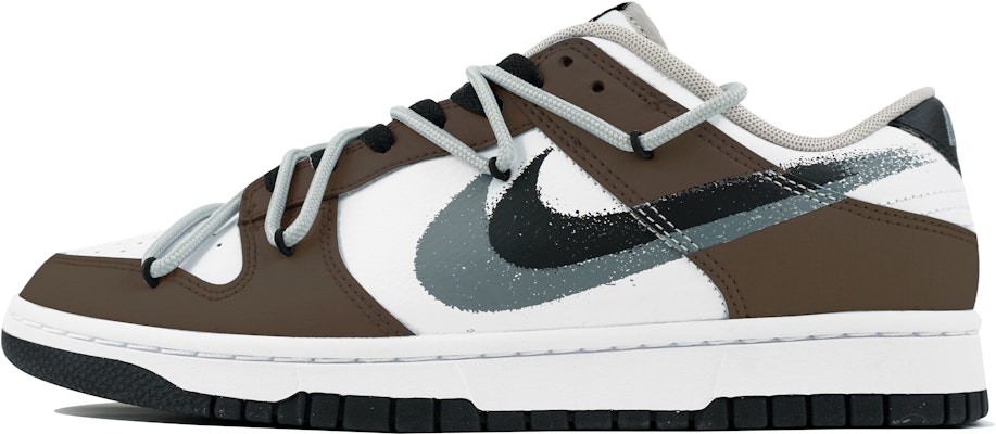 【定制球鞋】 Nike Dunk Low 玖制 摩卡咖啡 美式復古 高街 雙勾 雙層Swoosh 休閒 低幫 板鞋 男款 黑白棕 Buy 【定制球鞋】 Nike Dunk Low 玖制 摩卡咖啡 美式復古 高街 雙勾 雙層Swoosh 休閒 低幫 板鞋 男款 黑白棕