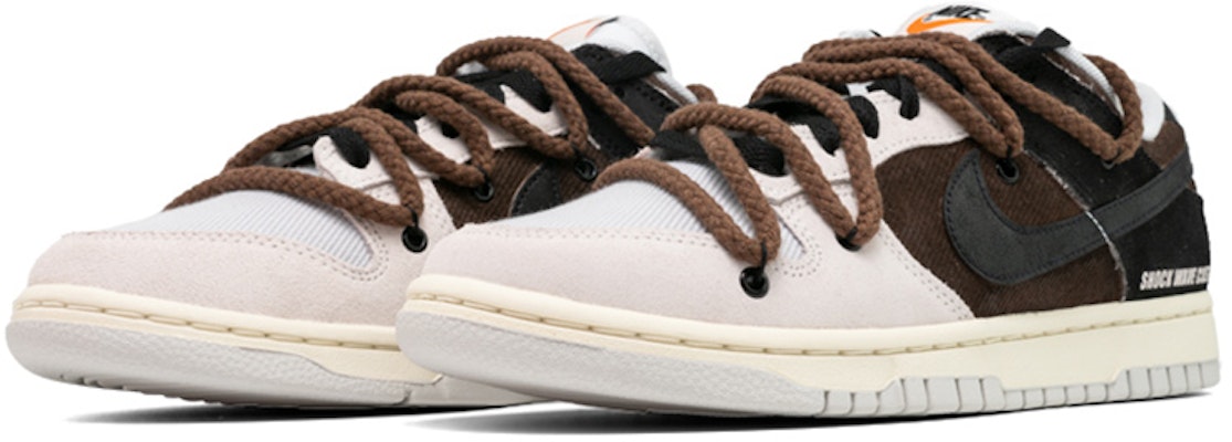 【訂製球鞋】 Nike Dunk Low 摩卡棕 咖啡 大地色系 解構綁帶 簡約潮流 低筒 板鞋 男款 灰棕 Lookbook 【訂製球鞋】 Nike Dunk Low 摩卡棕 咖啡 大地色系 解構綁帶 簡約潮流 低筒 板鞋 男款 灰棕