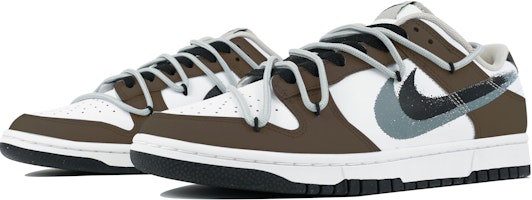 【定制球鞋】 Nike Dunk Low 玖制 摩卡咖啡 美式復古 高街 雙勾 雙層Swoosh 休閒 低幫 板鞋 男款 黑白棕 Lookbook 【定制球鞋】 Nike Dunk Low 玖制 摩卡咖啡 美式復古 高街 雙勾 雙層Swoosh 休閒 低幫 板鞋 男款 黑白棕