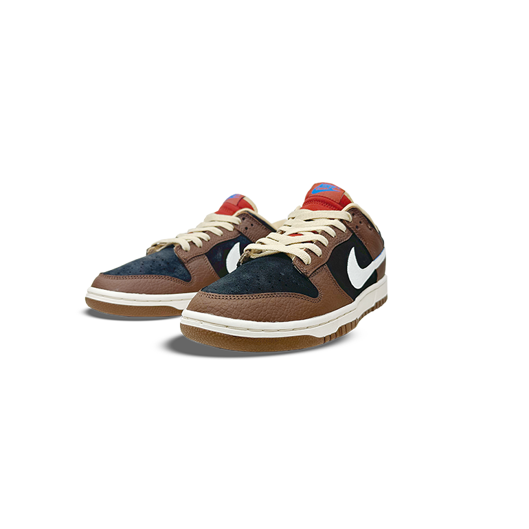 Lookbook [Kasut Custom] Nike Dunk Low 'Coklat Mocha Hitam' DR9704-200(Team21-美式黑巧QD)