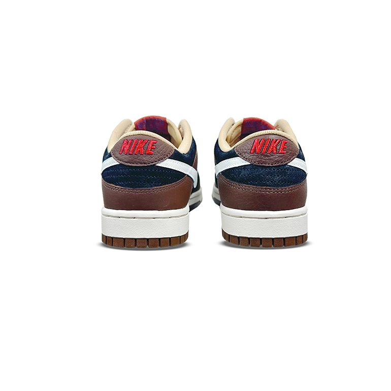Shop [Kasut Custom] Nike Dunk Low 'Coklat Mocha Hitam' DR9704-200(Team21-美式黑巧QD)