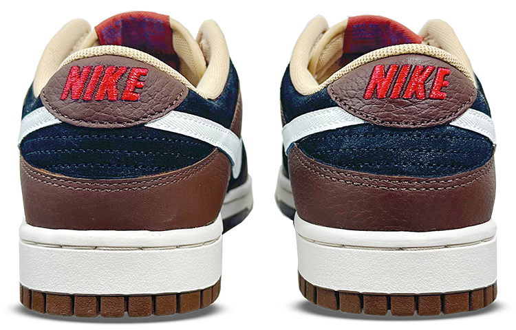 Shop [Kasut Custom] Nike Dunk Low 'Mocha Coklat Hitam' DR9704-200(Team21-美式黑巧S-BOXQD)