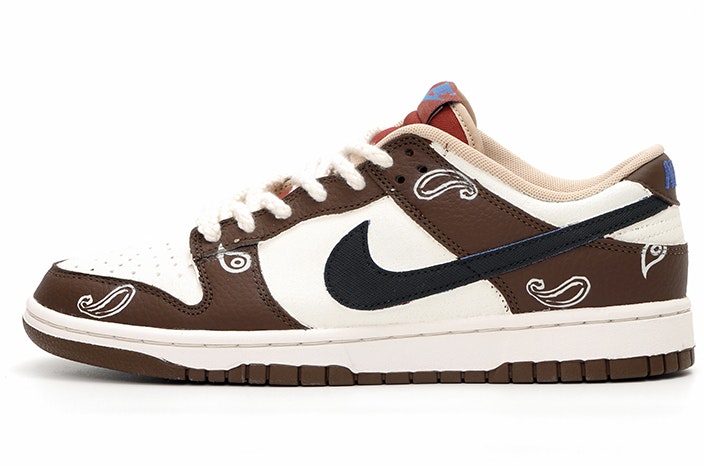 custom-shoes-nike-dunk-low-mocha-brown-paisley