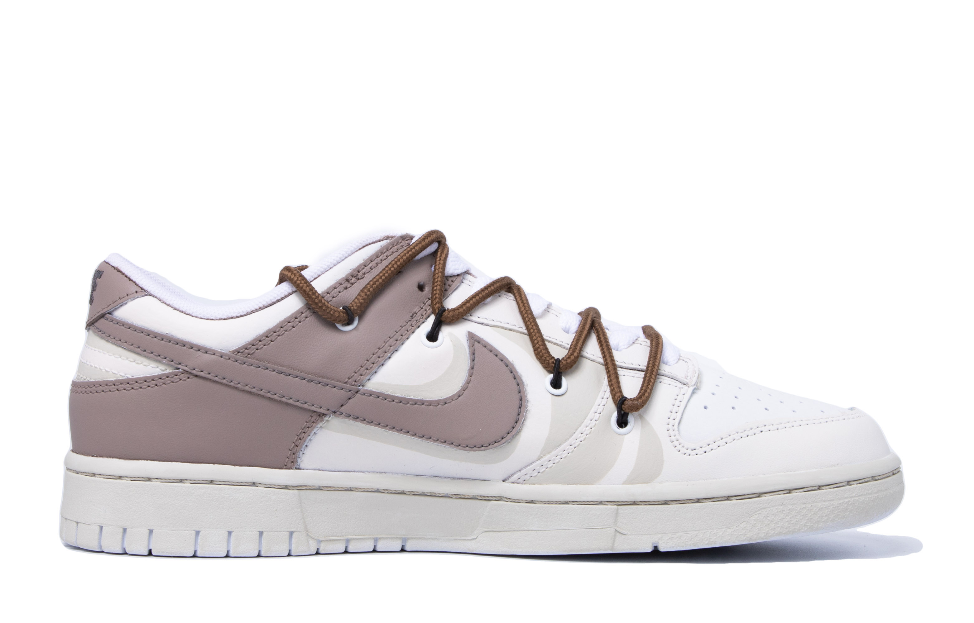 Order 나이키 덩크 로우 '모카 클라우드' (커스텀) DJ6188-101(TeamM-男款摩卡云朵)