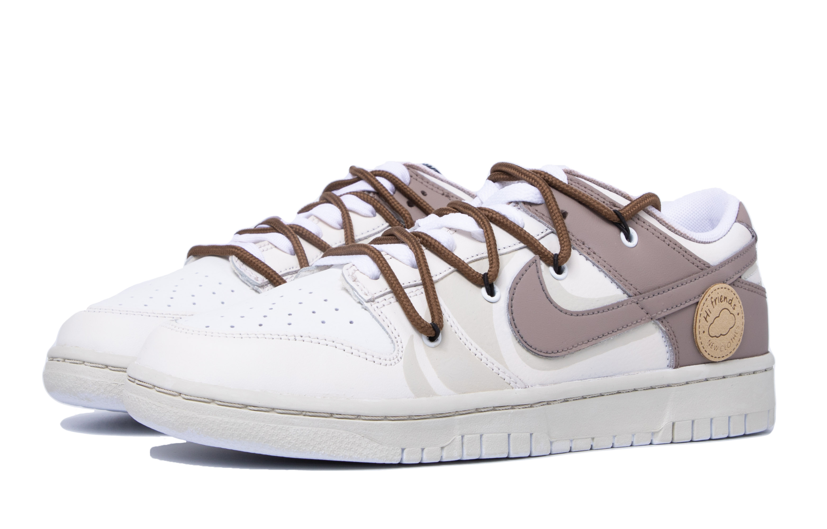 Lookbook 나이키 덩크 로우 '모카 클라우드' (커스텀) DJ6188-101(TeamM-男款摩卡云朵)