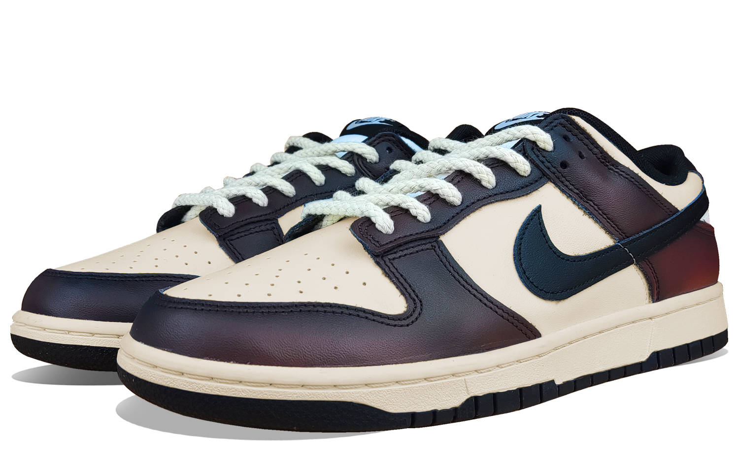 Lookbook [Sneakers Kustom] Nike Dunk Low 'Mocha Kopi Hitam Panda' CW1590-100（Team50-红酒咖啡做旧GS）