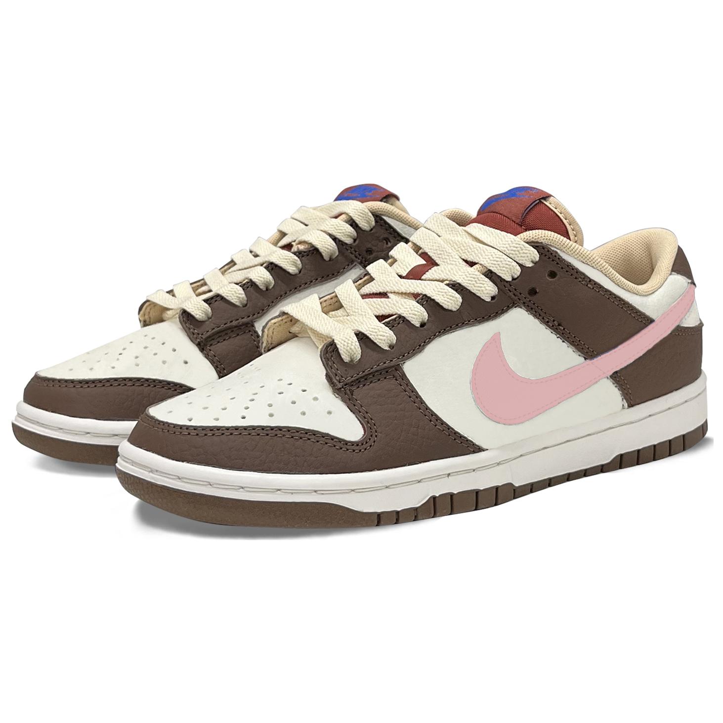 Lookbook 【訂製球鞋】Nike Dunk Low 半熟曲奇 美式復古 清新乾淨 高級小眾 低幫 板鞋 男款 摩卡棕