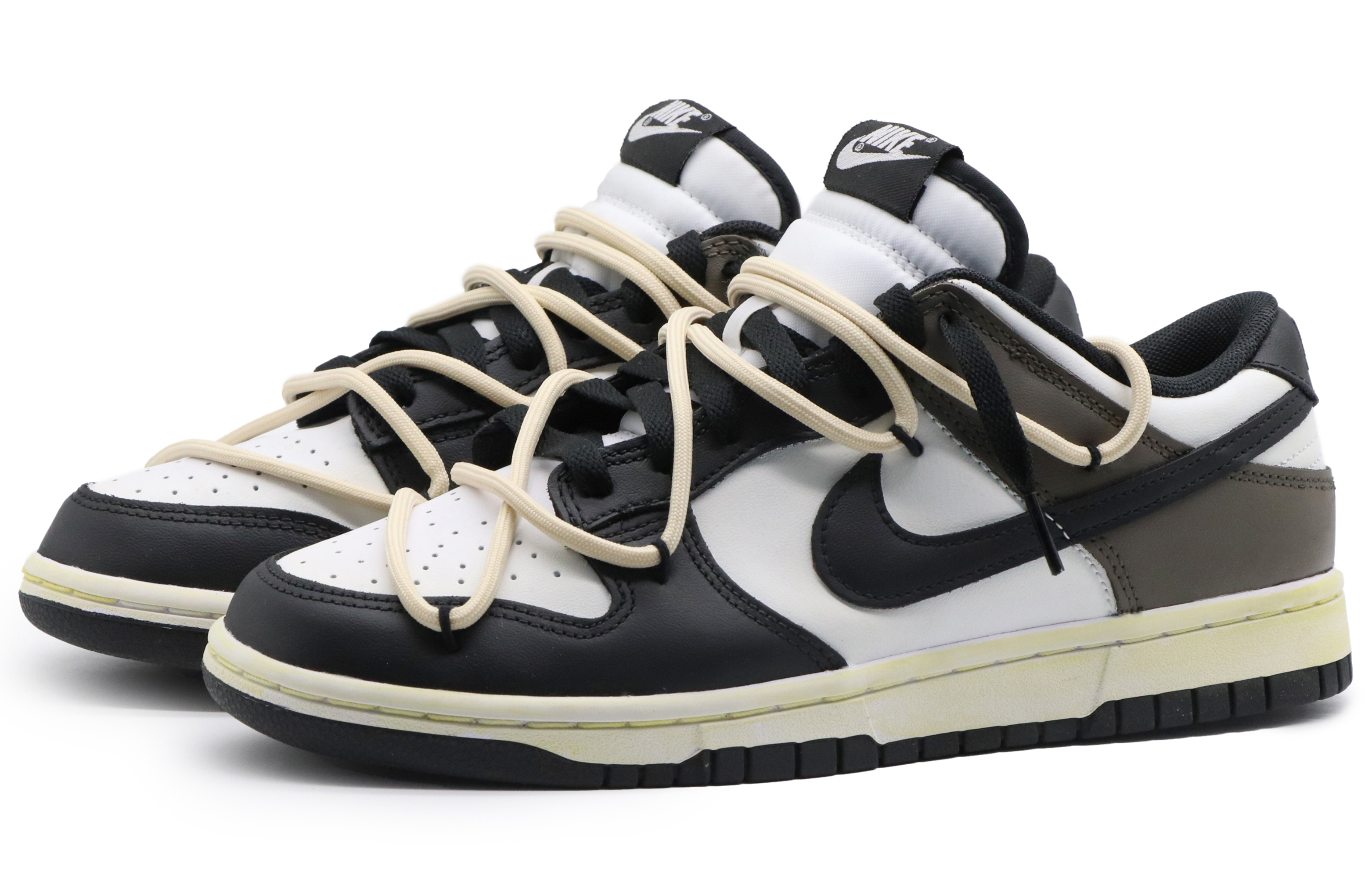 Lookbook [Kasutu Custom] Nike Dunk Low 'Mocha Distressed' DD1391-100(Team57-男款摩卡)