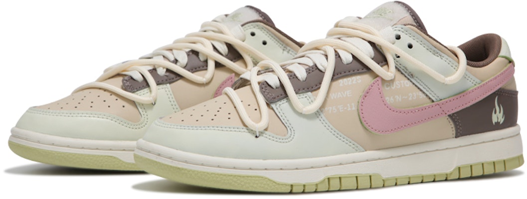 나이키 덩크 로우 '모카 파이어' (커스텀) FB4960-210(Teamfour-男款火焰粉白棕) Lookbook 나이키 덩크 로우 '모카 파이어' (커스텀) FB4960-210(Teamfour-男款火焰粉白棕)