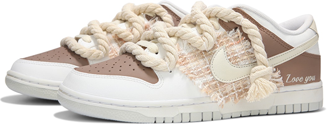 【定制鞋款】耐克Dunk Low '摩卡奶茶' DV0831-101(Team82-男款奶茶小香风白棕) Lookbook 【定制鞋款】耐克Dunk Low '摩卡奶茶' DV0831-101(Team82-男款奶茶小香风白棕)