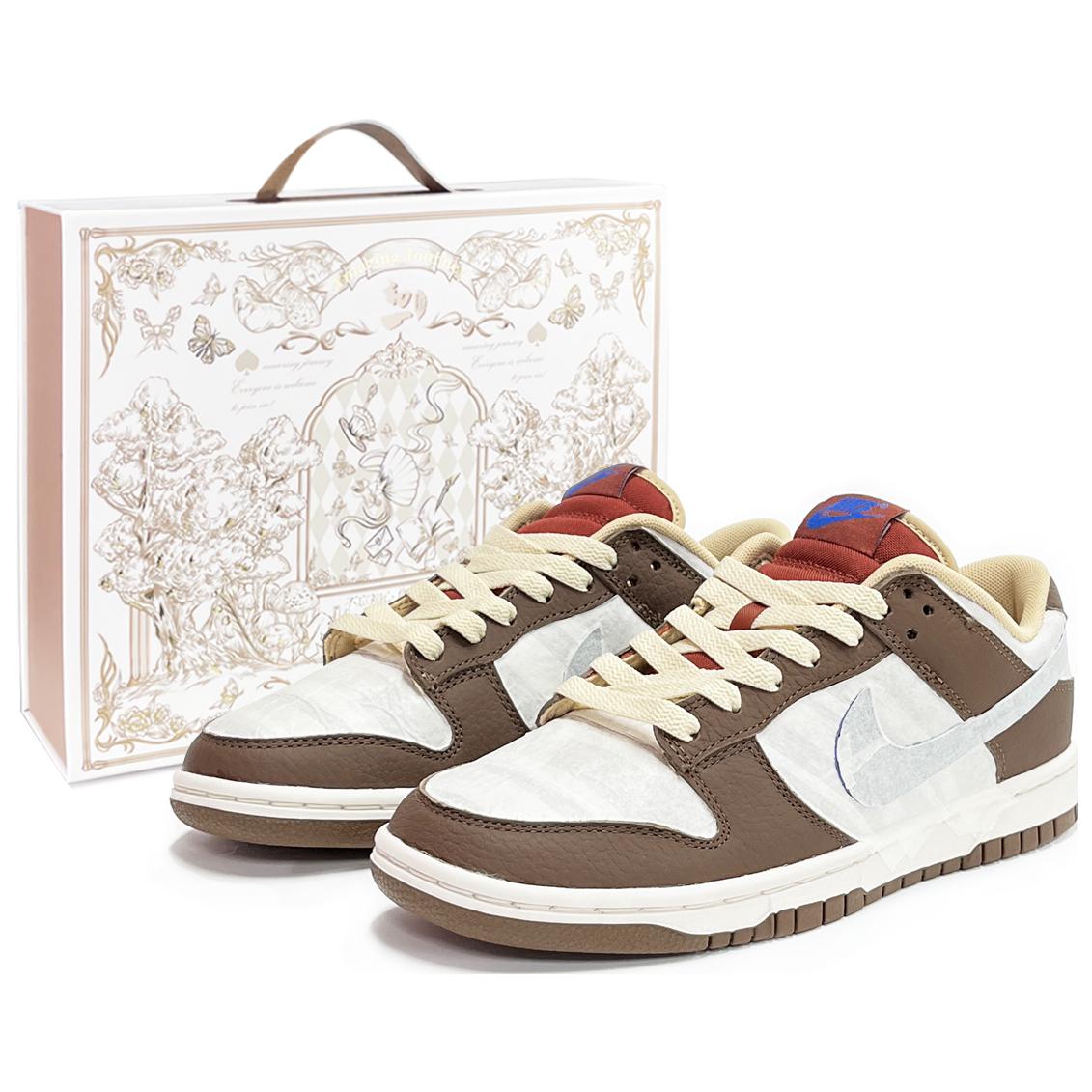 Buy 【客製球鞋】 Nike Dunk Low 貼紙木乃伊 美式復古 撕撕樂 清新乾淨 高級小眾 低筒 板鞋 男款 摩卡棕