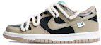 Buy 【定制球鞋】 Nike Dunk Low 輕定制系列 抹茶奧利奧 復古 解構 低幫 板鞋 GS 摩卡黑