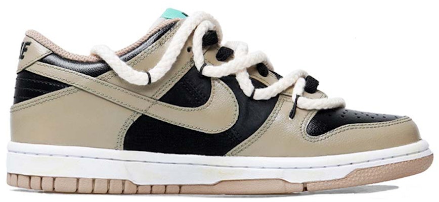 【定制球鞋】 Nike Dunk Low 輕定制系列 抹茶奧利奧 復古 解構 低幫 板鞋 GS 摩卡黑 Order 【定制球鞋】 Nike Dunk Low 輕定制系列 抹茶奧利奧 復古 解構 低幫 板鞋 GS 摩卡黑