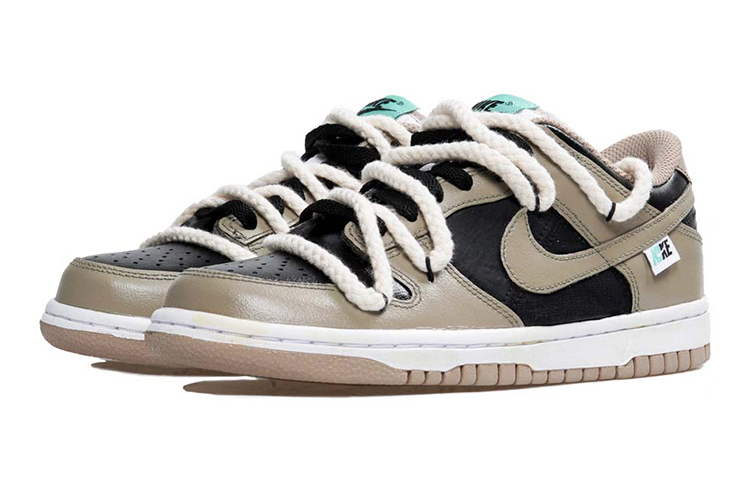 Lookbook [定制鞋] 耐克Dunk Low "摩卡奥利奥" DX6063-131(TeamP-女款抹茶奥利奥摩卡黑QD)