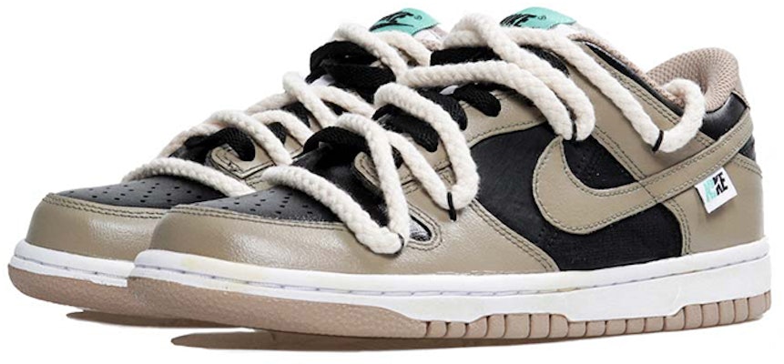 【定制球鞋】 Nike Dunk Low 輕定制系列 抹茶奧利奧 復古 解構 低幫 板鞋 GS 摩卡黑 Lookbook 【定制球鞋】 Nike Dunk Low 輕定制系列 抹茶奧利奧 復古 解構 低幫 板鞋 GS 摩卡黑