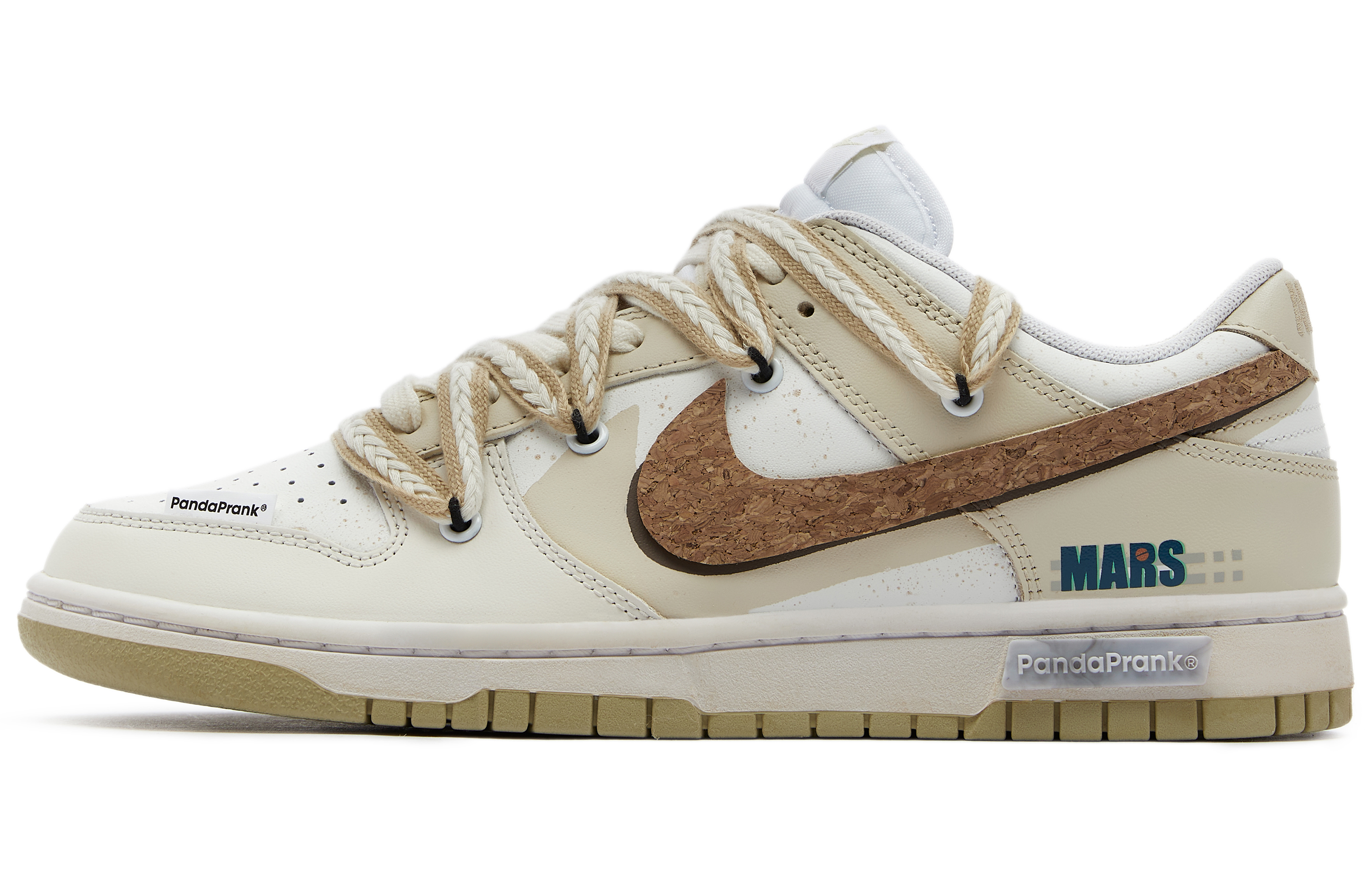 Buy 【客製化球鞋】Nike Dunk Low 熊貓惡作劇 宇宙探索 星際探索 摩卡 萬用 解構 防滑耐磨 低筒 板鞋 男款 白棕