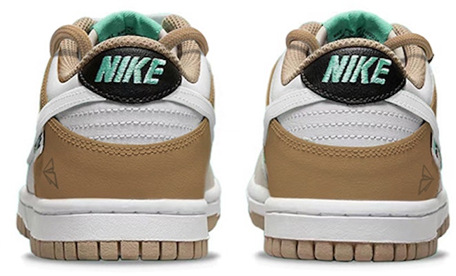 【訂製球鞋】Nike Dunk Low Split 小摩卡 復古紙飛機 焦糖拿鐵 解構綁帶 經典休閒 低幫 板鞋 GS 白棕 Shop 【訂製球鞋】Nike Dunk Low Split 小摩卡 復古紙飛機 焦糖拿鐵 解構綁帶 經典休閒 低幫 板鞋 GS 白棕