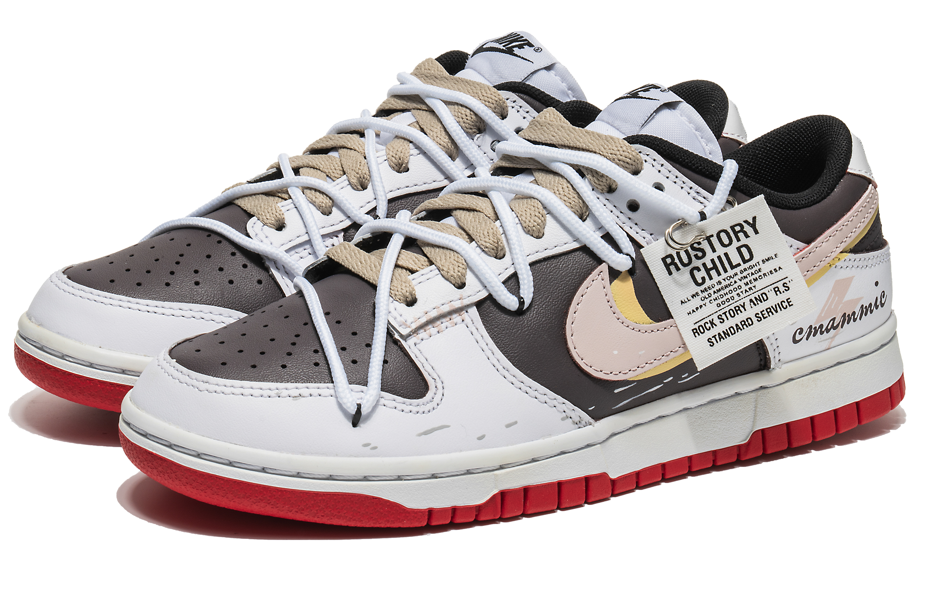 Lookbook [定制鞋款] Nike Dunk Low '摩卡经典服饰' FD9762-061(Team22-摩卡双勾dunk)