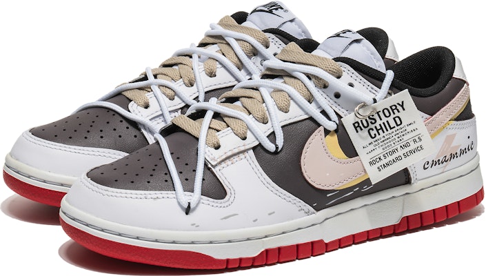 나이키 덩크 로우 '모카 레트로'(커스텀) FD9762-061(Team22-摩卡双勾dunk) Lookbook 나이키 덩크 로우 '모카 레트로'(커스텀) FD9762-061(Team22-摩卡双勾dunk)