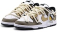 Lookbook 【客製化球鞋】 Nike Dunk Low 摩卡咖啡 高街戶外 夏日穿搭 髒髒鞋 解構 復古做舊 低筒 板鞋 男款 棕白橙