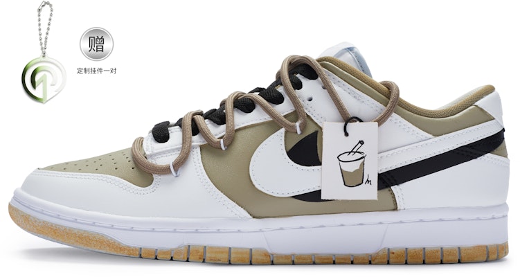 【客製化球鞋】 Nike Dunk Low 811製造 雪頂摩卡 清爽簡約 手繪噴繪 低筒 休閒鞋 男款 白棕 Buy 【客製化球鞋】 Nike Dunk Low 811製造 雪頂摩卡 清爽簡約 手繪噴繪 低筒 休閒鞋 男款 白棕