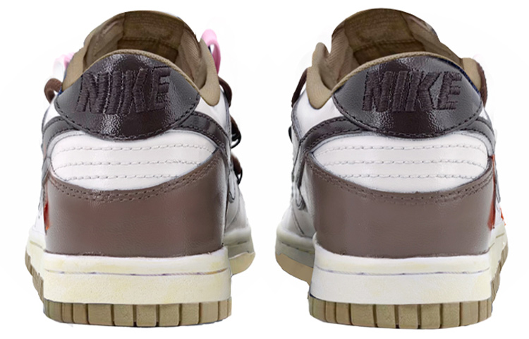 Purchase [Sepatu Kustom] Nike Dunk Low 'Mocha White Canvas Smile' DJ6188-200(TeamK-男款摩卡笑脸S-BOX)