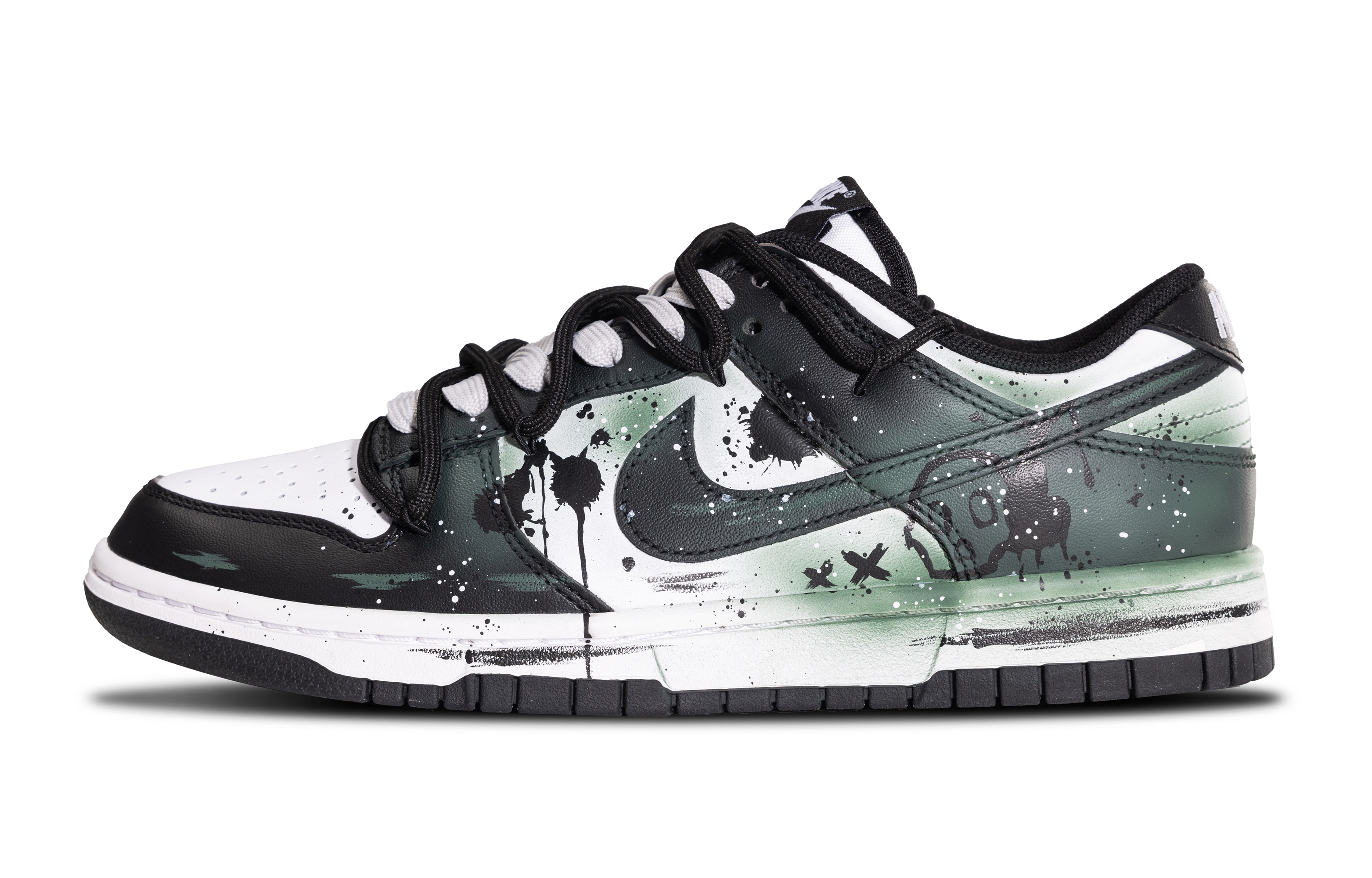 Buy [Kasut Custom] Nike Dunk Low 'Dakwat Gelap Berkulat' DD1391-100（Team259-男款霉变）