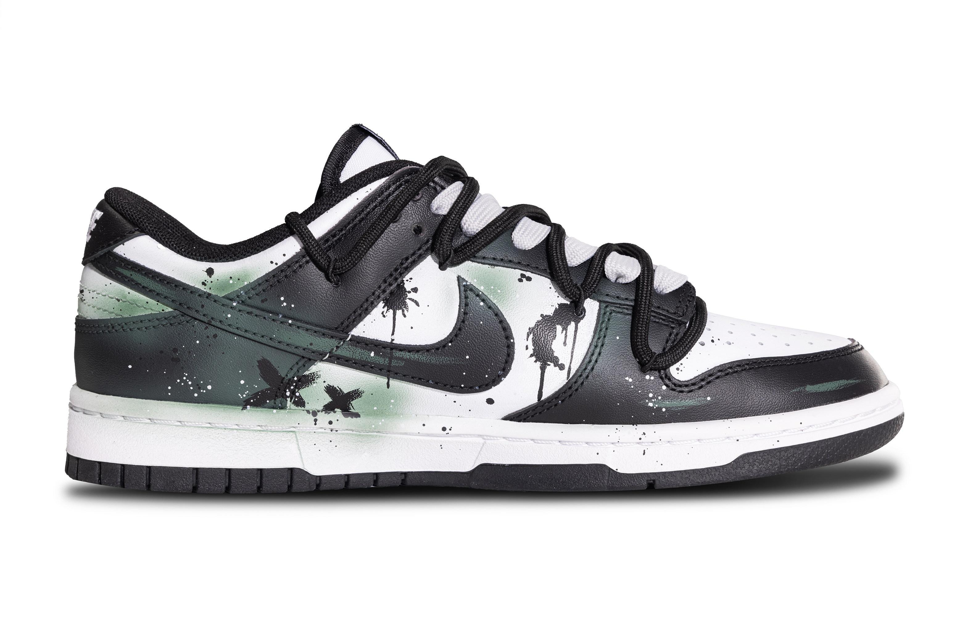 Lookbook [Kasut Custom] Nike Dunk Low 'Dakwat Gelap Berkulat' DD1391-100（Team259-男款霉变）