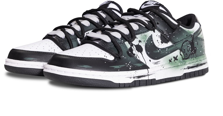 【客製化球鞋】Nike Dunk 霉變 暗黑色系 潑墨復古 街頭競速 老舊風格 結構 潮流 萬用 渐變 废墟風 防滑耐磨 低筒 滑板鞋 男款 黑青 Shop 【客製化球鞋】Nike Dunk 霉變 暗黑色系 潑墨復古 街頭競速 老舊風格 結構 潮流 萬用 渐變 废墟風 防滑耐磨 低筒 滑板鞋 男款 黑青