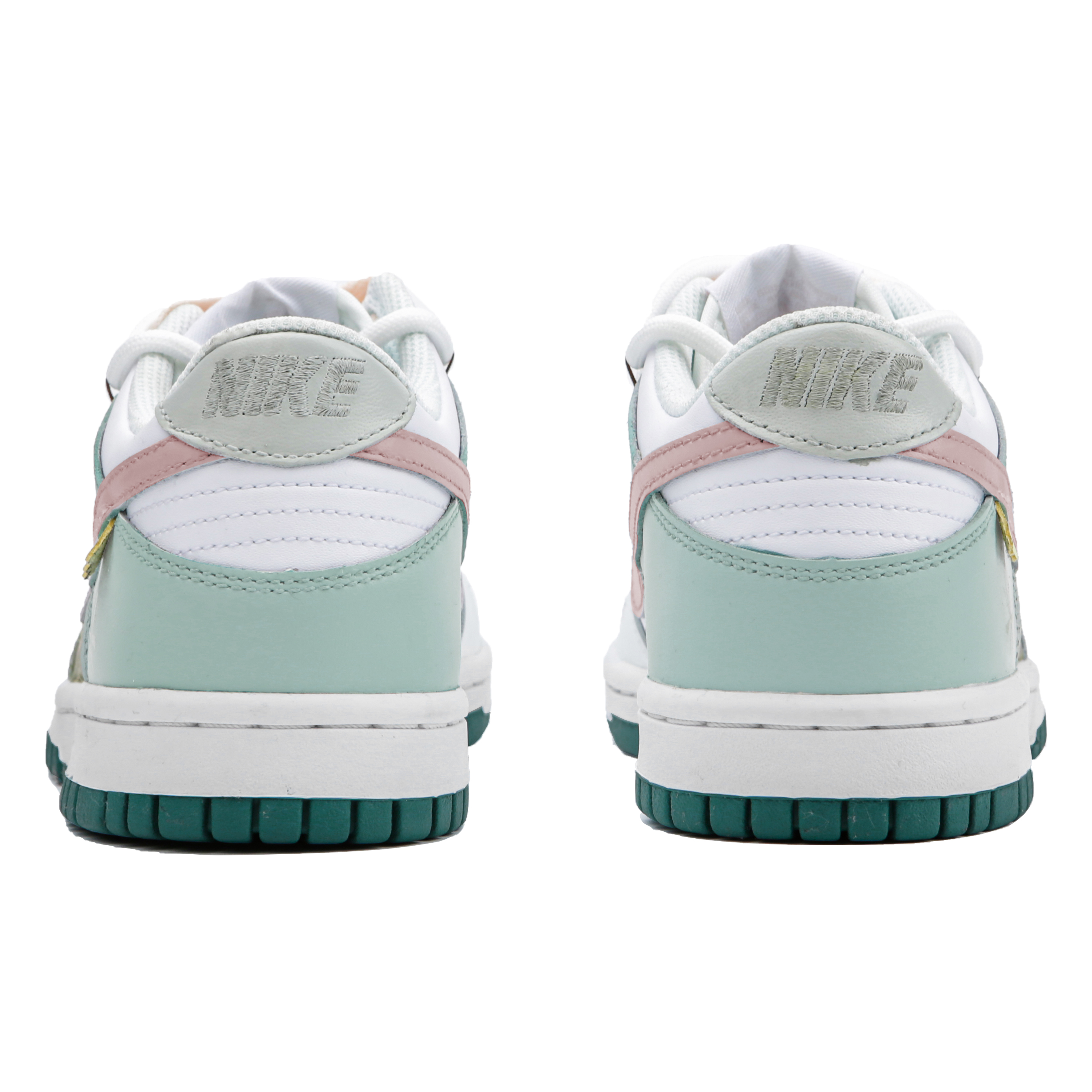 Shop [Kasut Custom] Nike Dunk Low 'Monet Water Lilies' FD9911-101(Team4-女款莫奈睡莲)