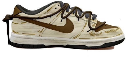 【定制鞋款】耐克Dunk Low“月星复古解构黄棕” DD1391-100(Team拾玖-羊皮画卷S-BOX) Order 【定制鞋款】耐克Dunk Low“月星复古解构黄棕” DD1391-100(Team拾玖-羊皮画卷S-BOX)