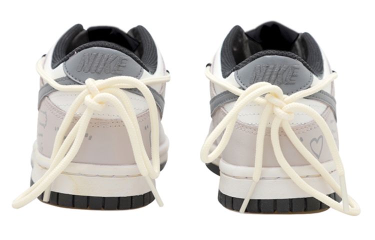 Shop 나이키 덩크 로우 '모란디 스타 디스트레스드' (화이트 그레이) CW1590-100(Team拾玖-拥抱爱女S-BOX）