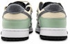 Purchase 【客製化球鞋】 Nike Dunk 低筒 黑色 誓言之眼 解構雙鞋帶 塗鴉 莫蘭迪色彩 低筒 耐吉籃球鞋 GS 綠灰色
