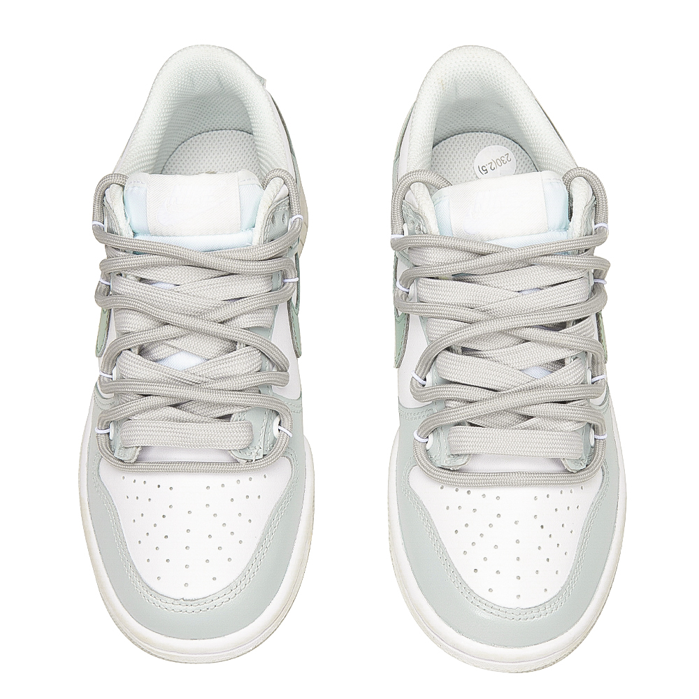 Shop カスタム ダンク ロー "モランディ 白緑灰" DH9765-100(TeamP-女款莫兰迪M白绿灰)