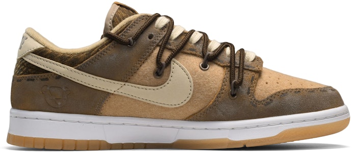 【定制球鞋】Nike Dunk Low Mud Kitty 解構風 低筒 板鞋 男款 黃棕 Order 【定制球鞋】Nike Dunk Low Mud Kitty 解構風 低筒 板鞋 男款 黃棕