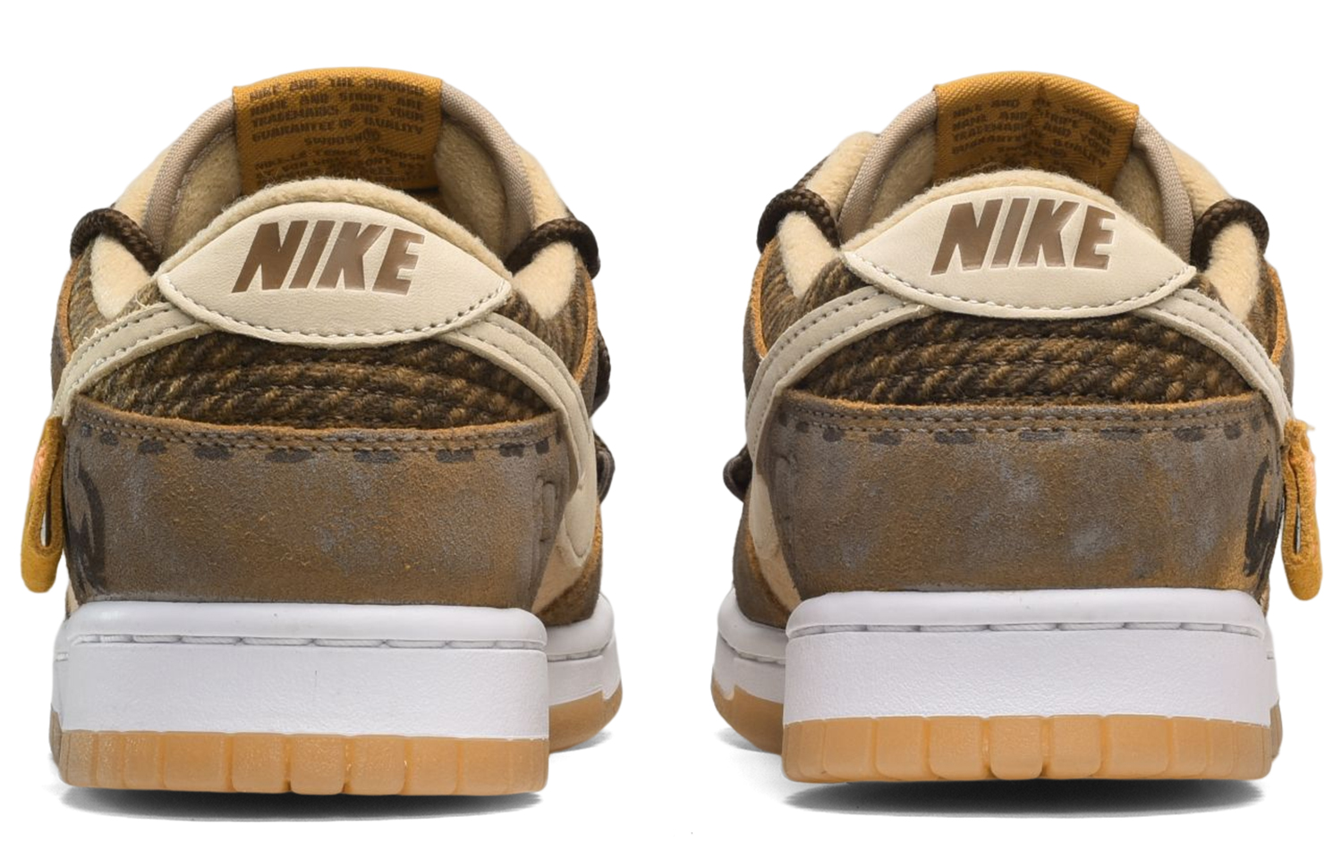 Shop [Zapatos Personalizados] Nike Dunk Low 'Mud Kitty Amarillo-Marrón' DZ5350-288(TeamE-男款Kitty黄棕)