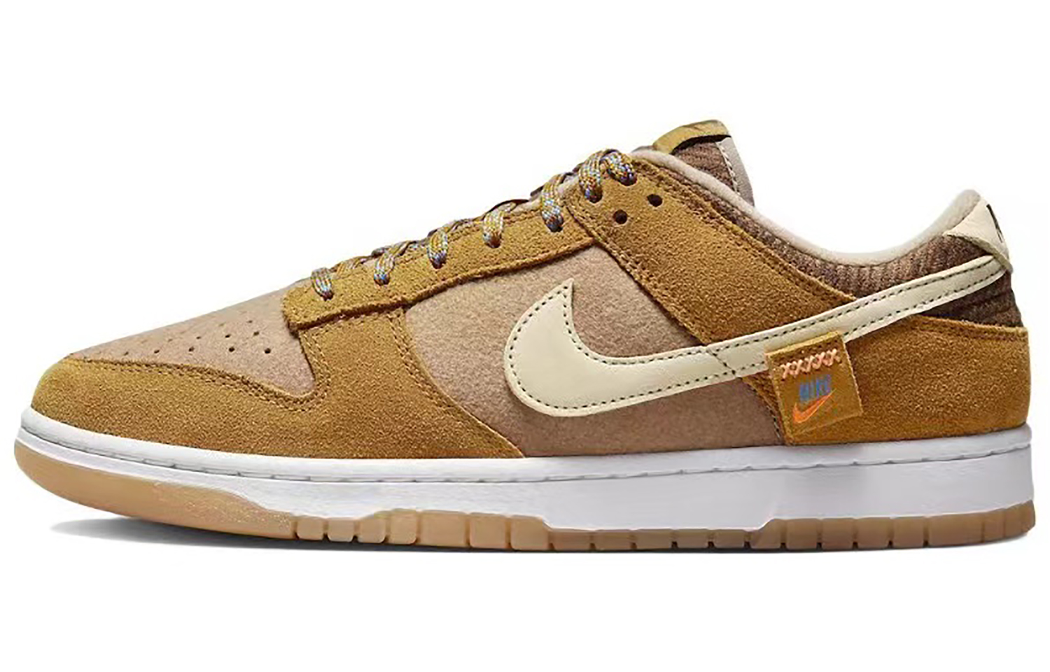 Sizing [Zapatos Personalizados] Nike Dunk Low 'Mud Kitty Amarillo-Marrón' DZ5350-288(TeamE-男款Kitty黄棕)